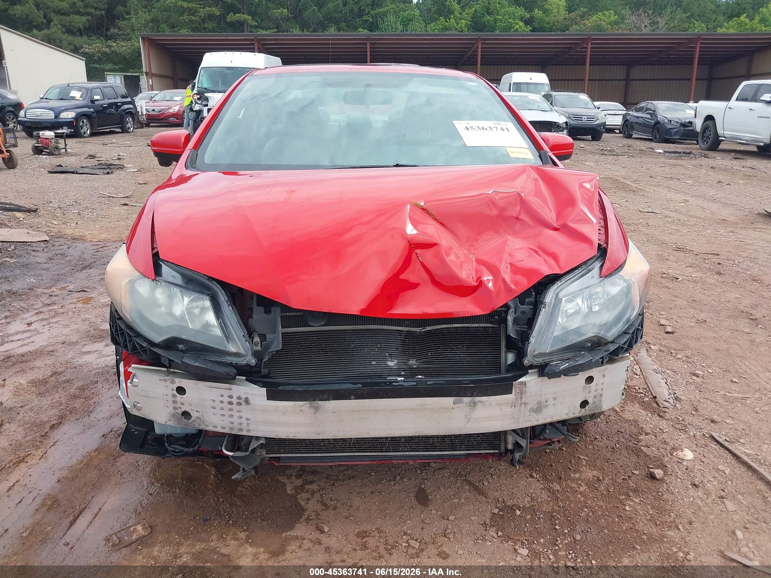2015 Honda Civic Ex-l Red vin: 2HGFG3B05FH530376