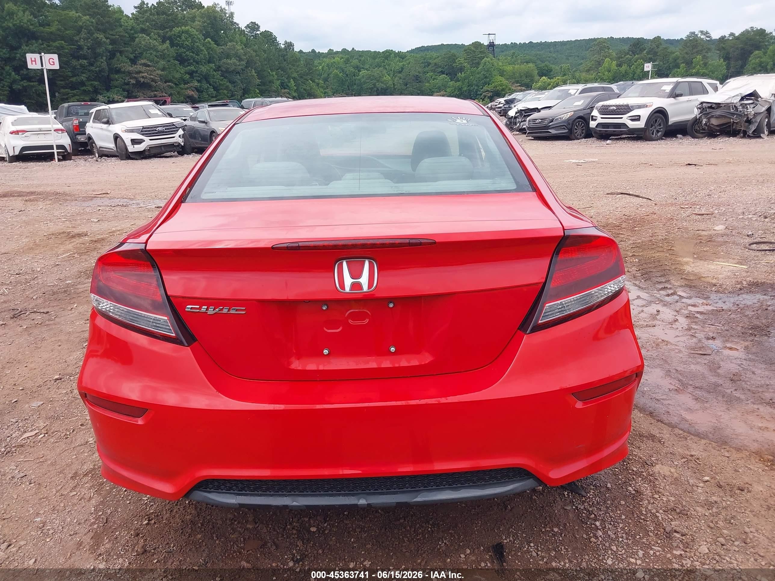 2015 Honda Civic Ex-l Red vin: 2HGFG3B05FH530376