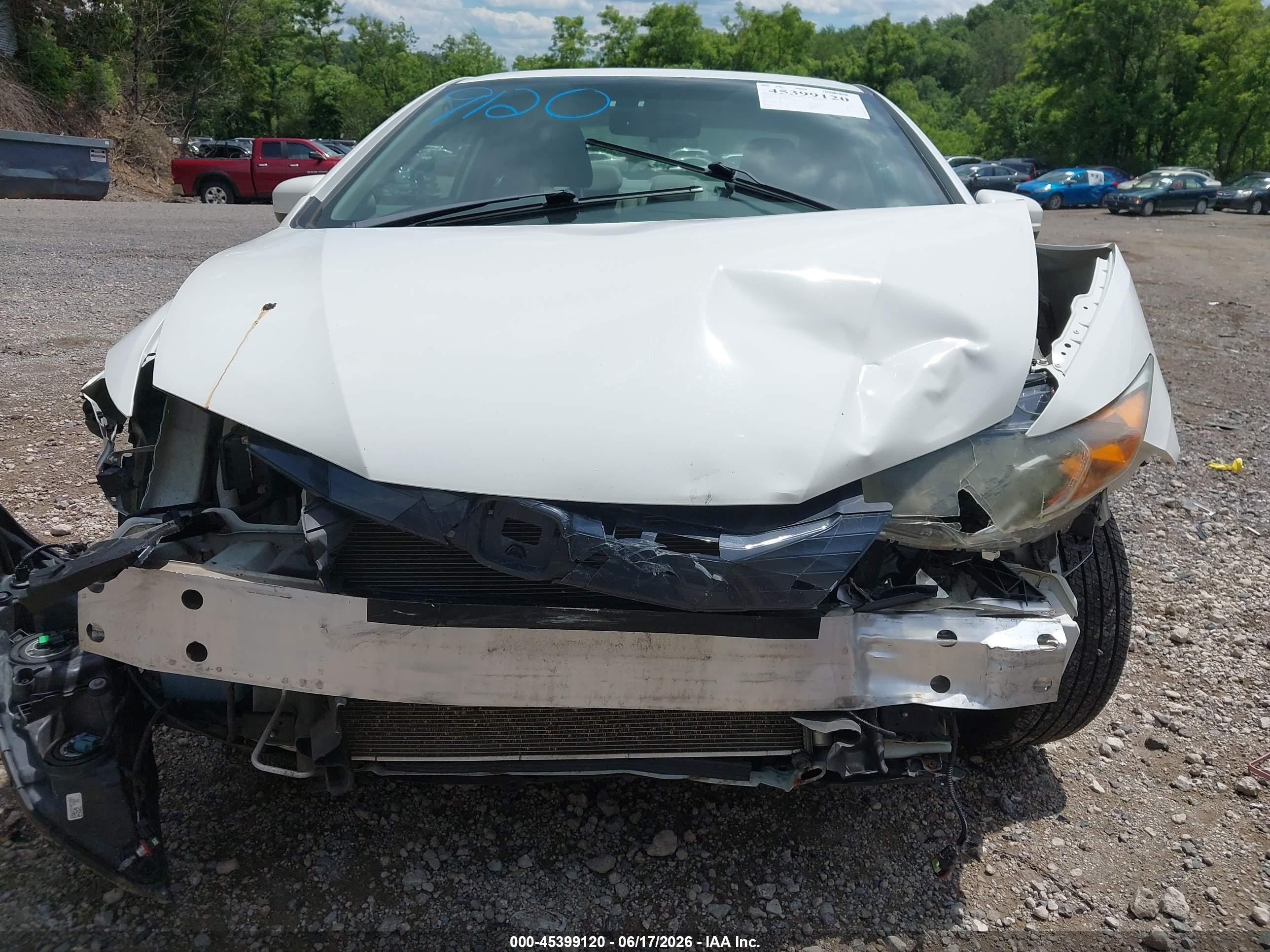 2015 Honda Civic Ex-l White vin: 2HGFG3B07FH510744