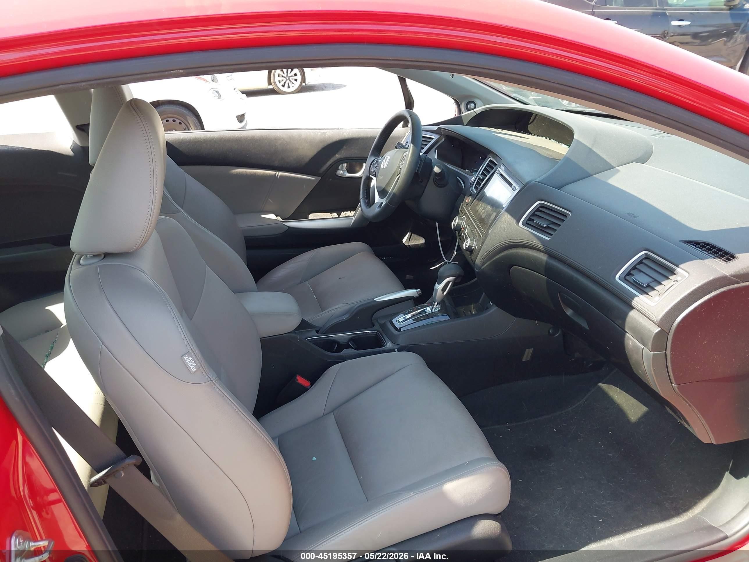 2015 Honda Civic Ex-l Red vin: 2HGFG3B07FH526054