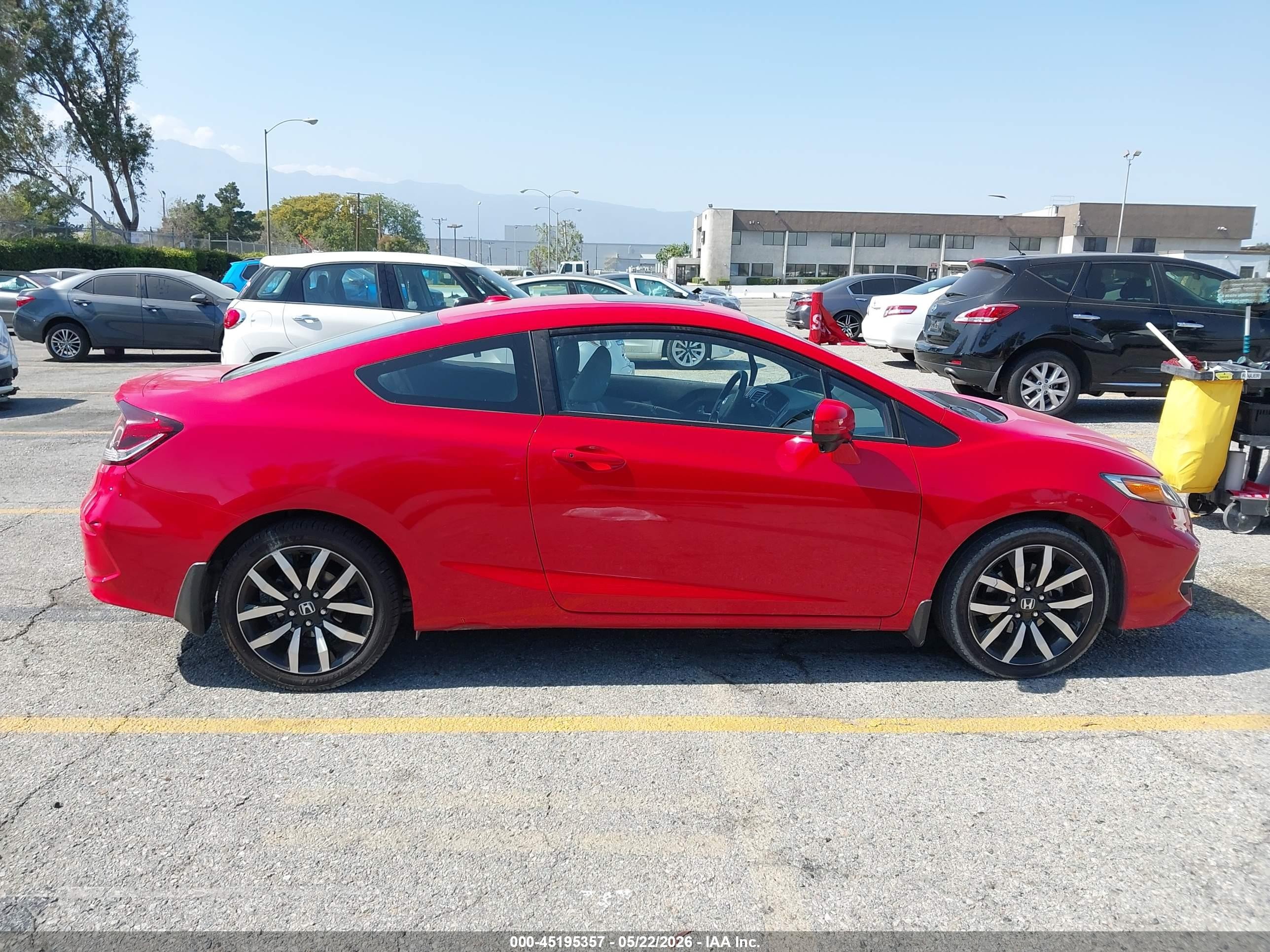 2015 Honda Civic Ex-l Red vin: 2HGFG3B07FH526054