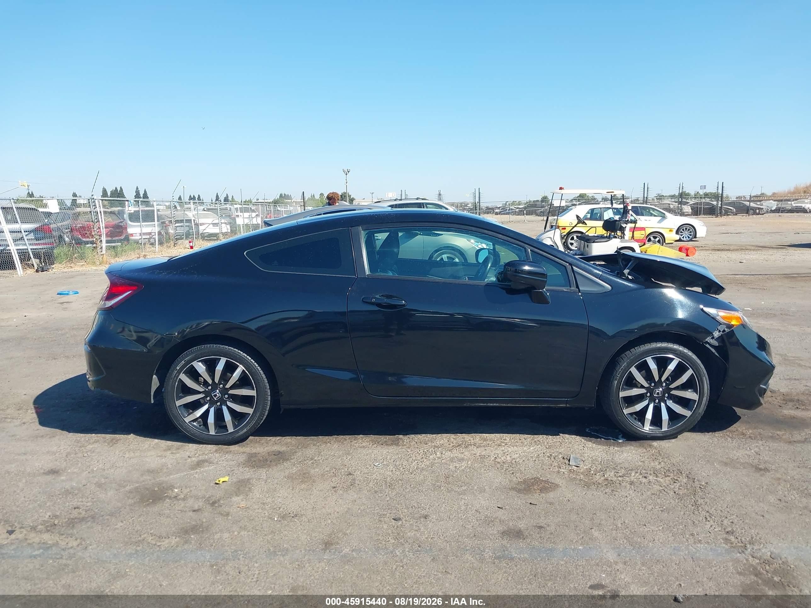 2014 Honda Civic Ex-l Black vin: 2HGFG3B08EH510928