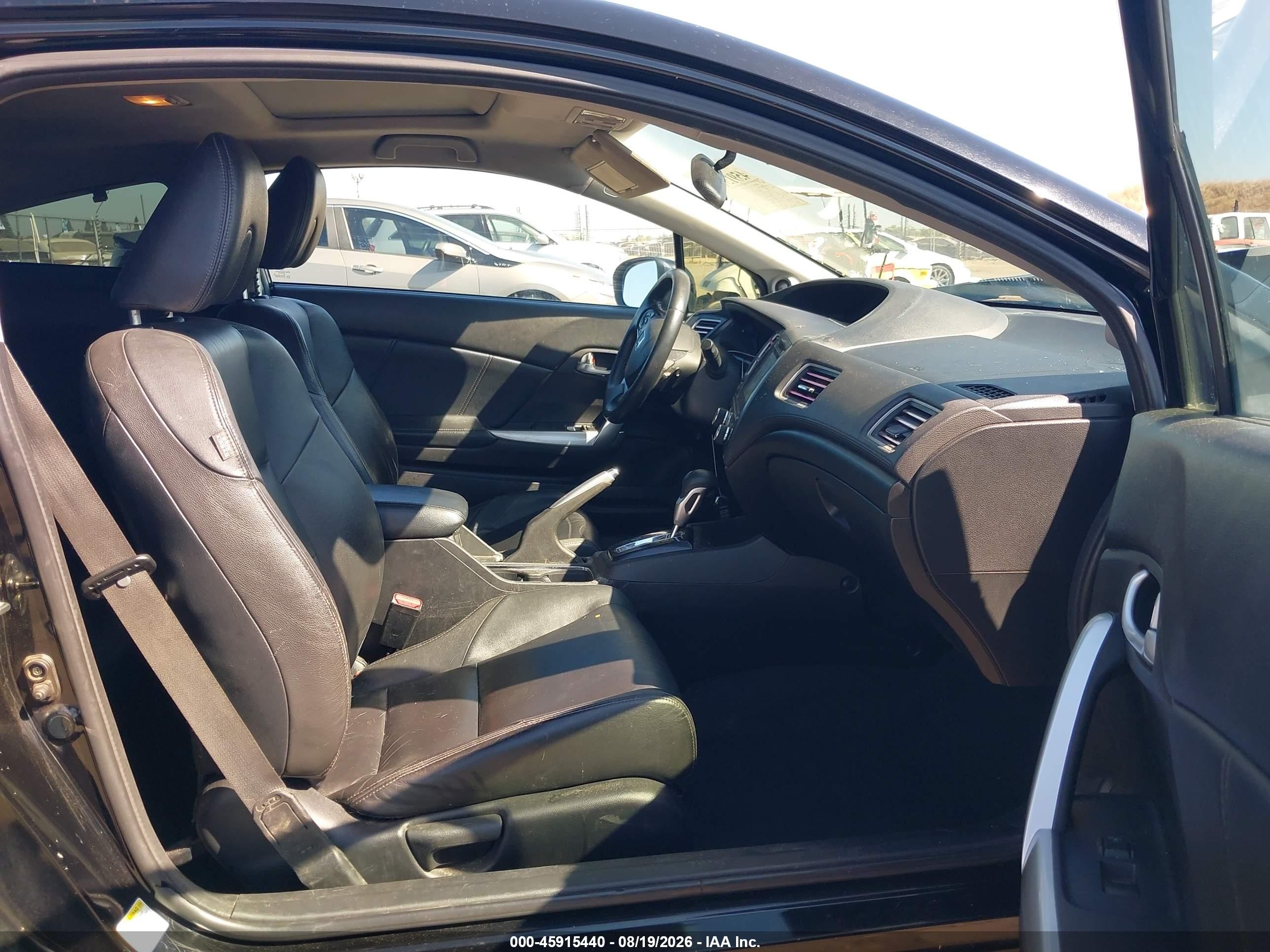 2014 Honda Civic Ex-l Black vin: 2HGFG3B08EH510928
