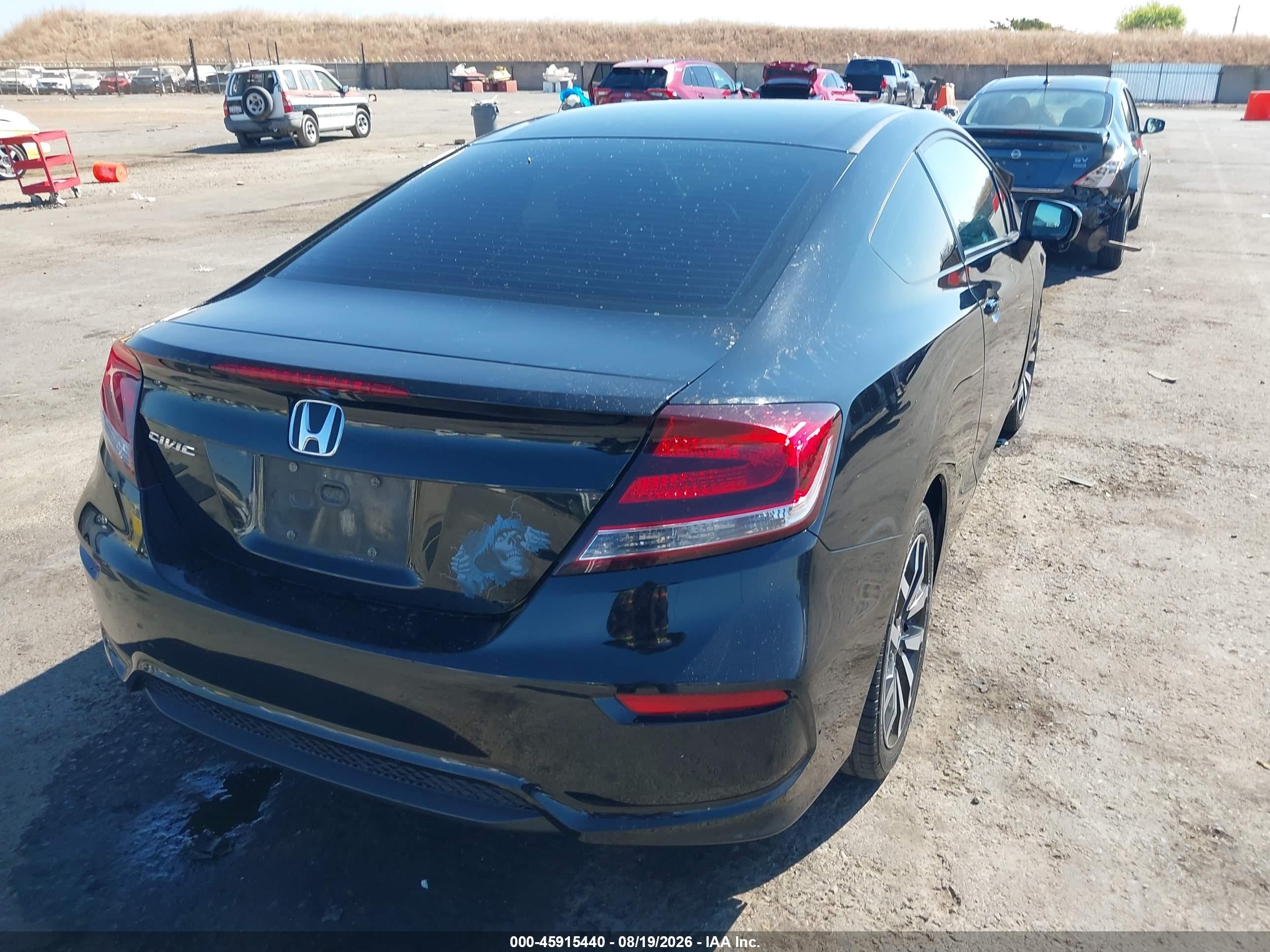 2014 Honda Civic Ex-l Black vin: 2HGFG3B08EH510928