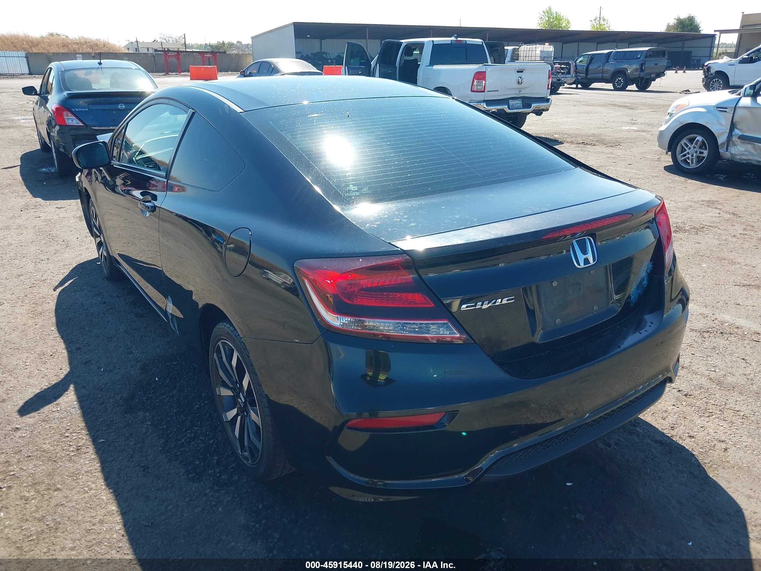 2014 Honda Civic Ex-l Black vin: 2HGFG3B08EH510928