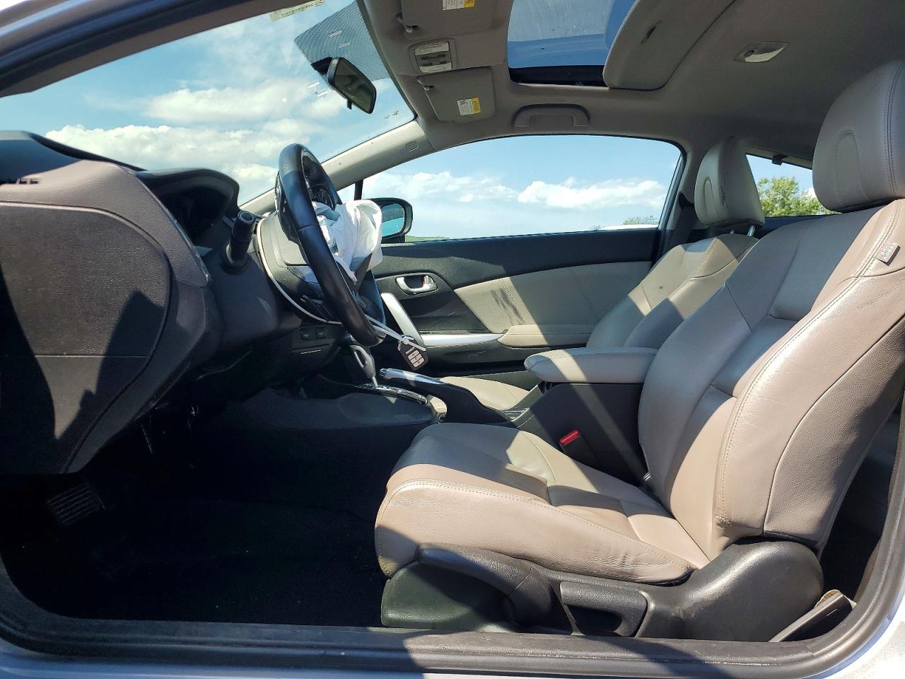 2015 Honda Civic Exl Silver vin: 2HGFG3B08FH522174