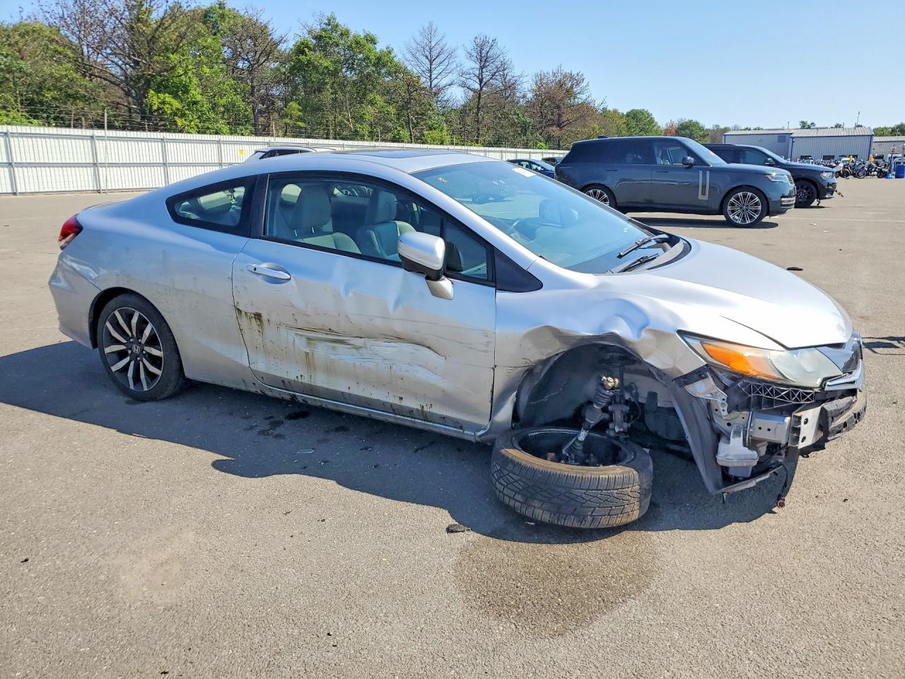 2015 Honda Civic Exl Silver vin: 2HGFG3B08FH522174