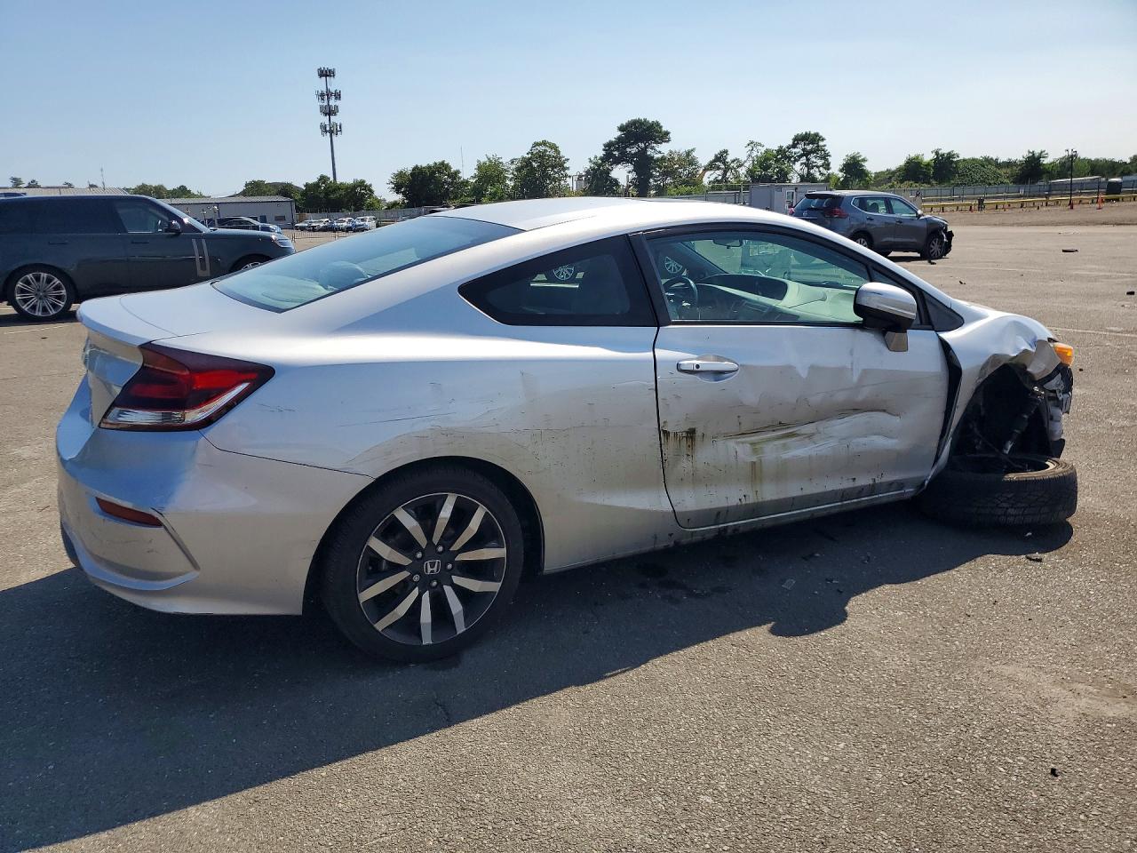 2015 Honda Civic Exl Silver vin: 2HGFG3B08FH522174