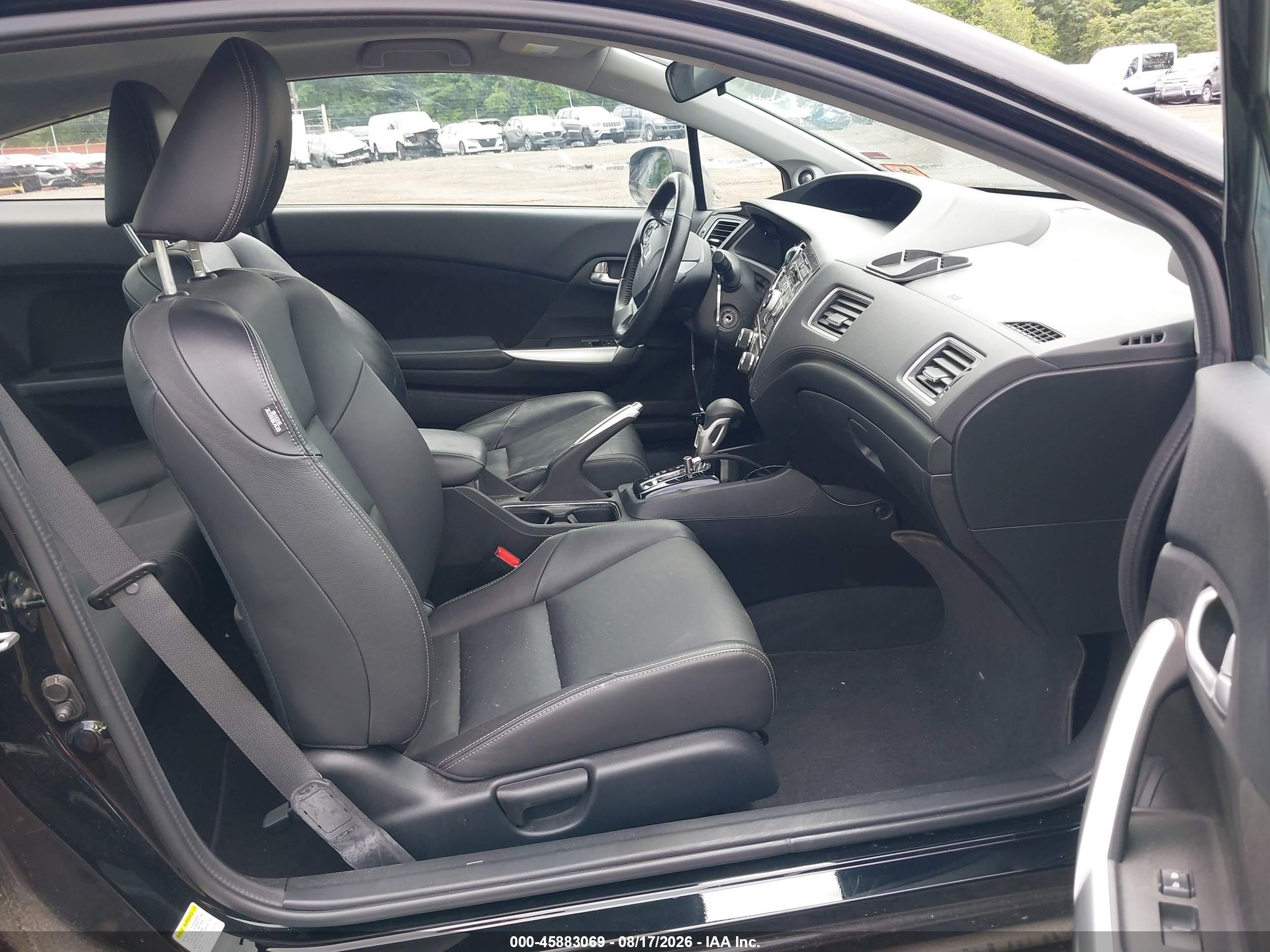 2013 Honda Civic Ex-l Black vin: 2HGFG3B09DH518325