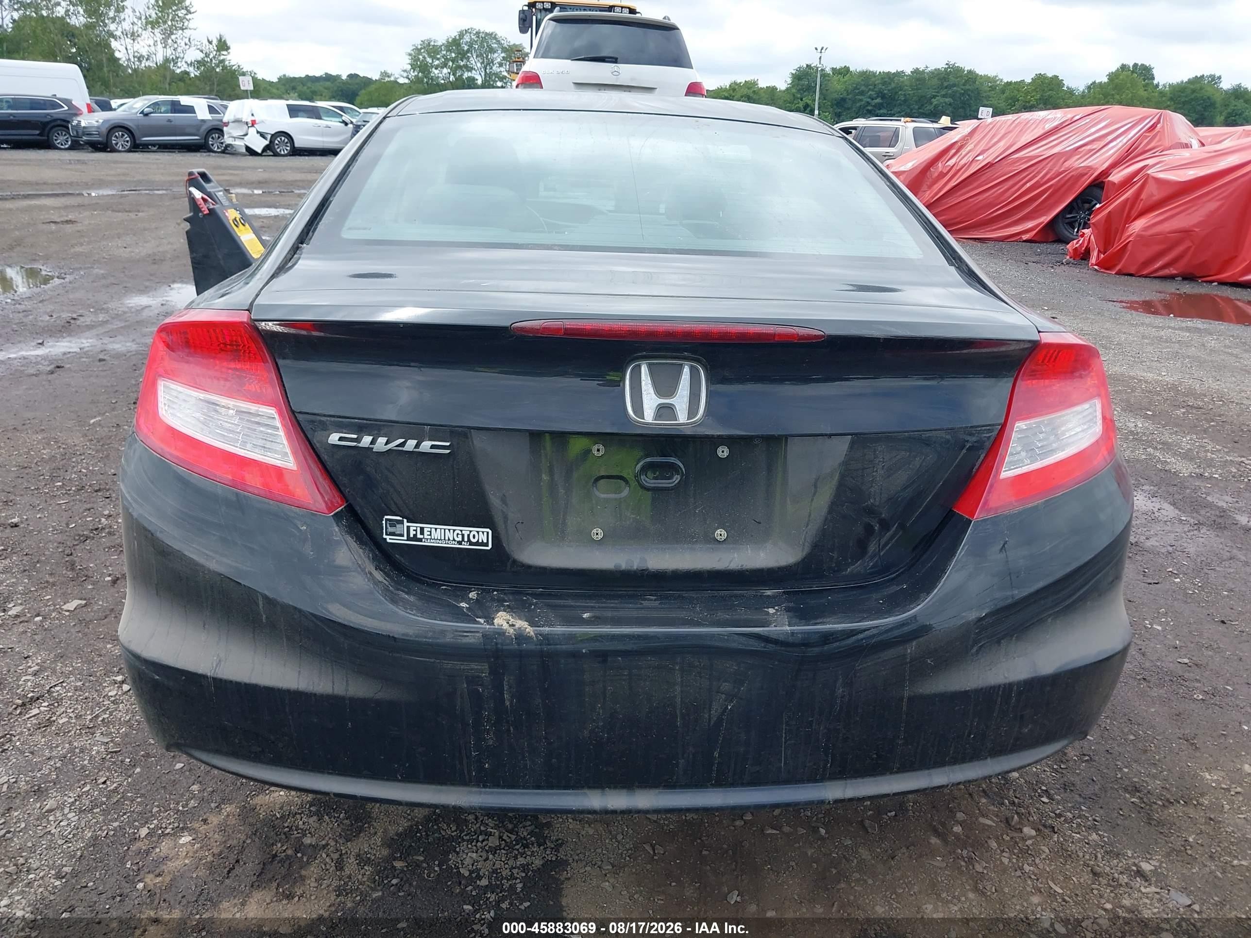 2013 Honda Civic Ex-l Black vin: 2HGFG3B09DH518325