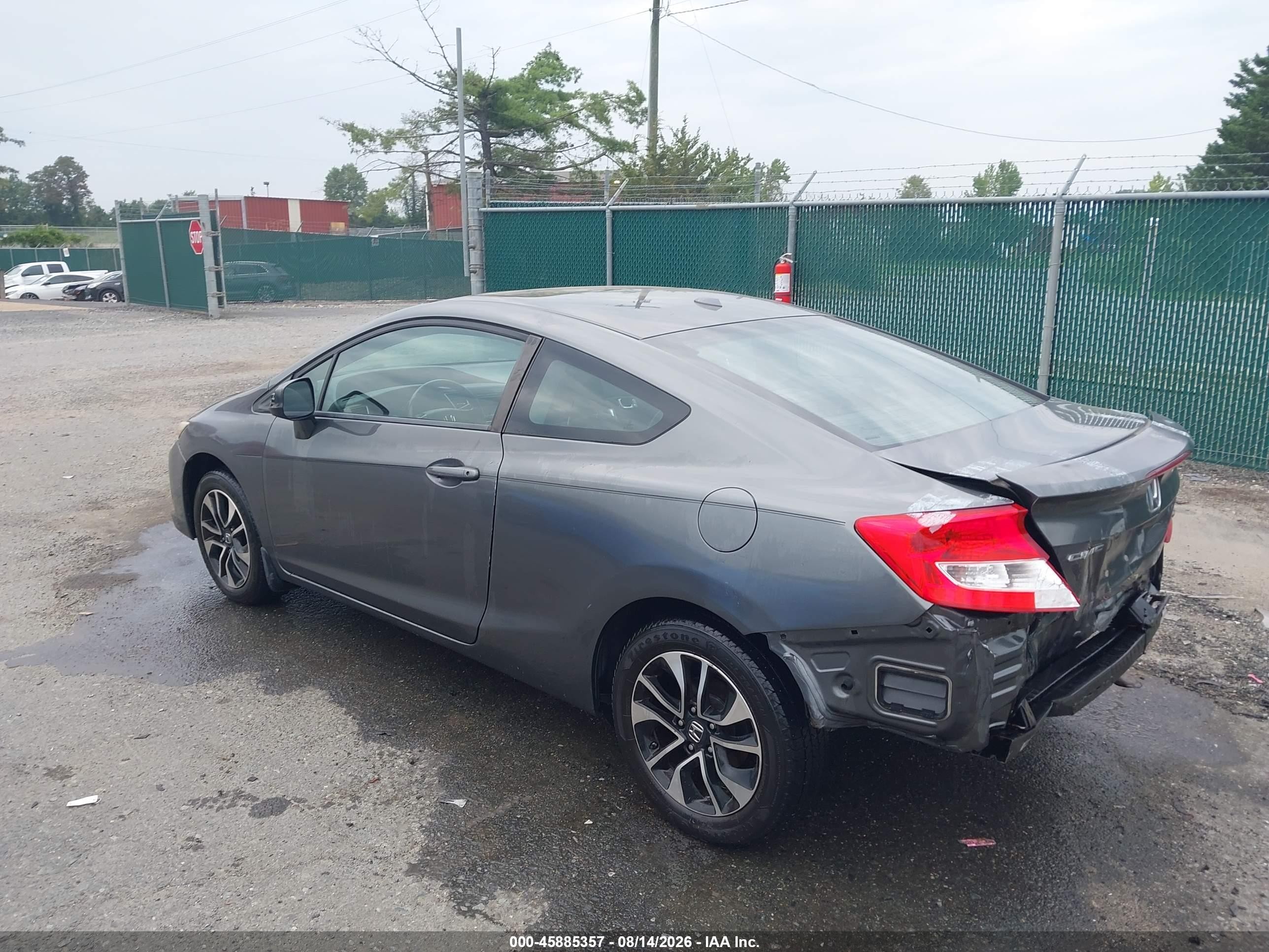 2013 Honda Civic Ex-l Gray vin: 2HGFG3B09DH519152