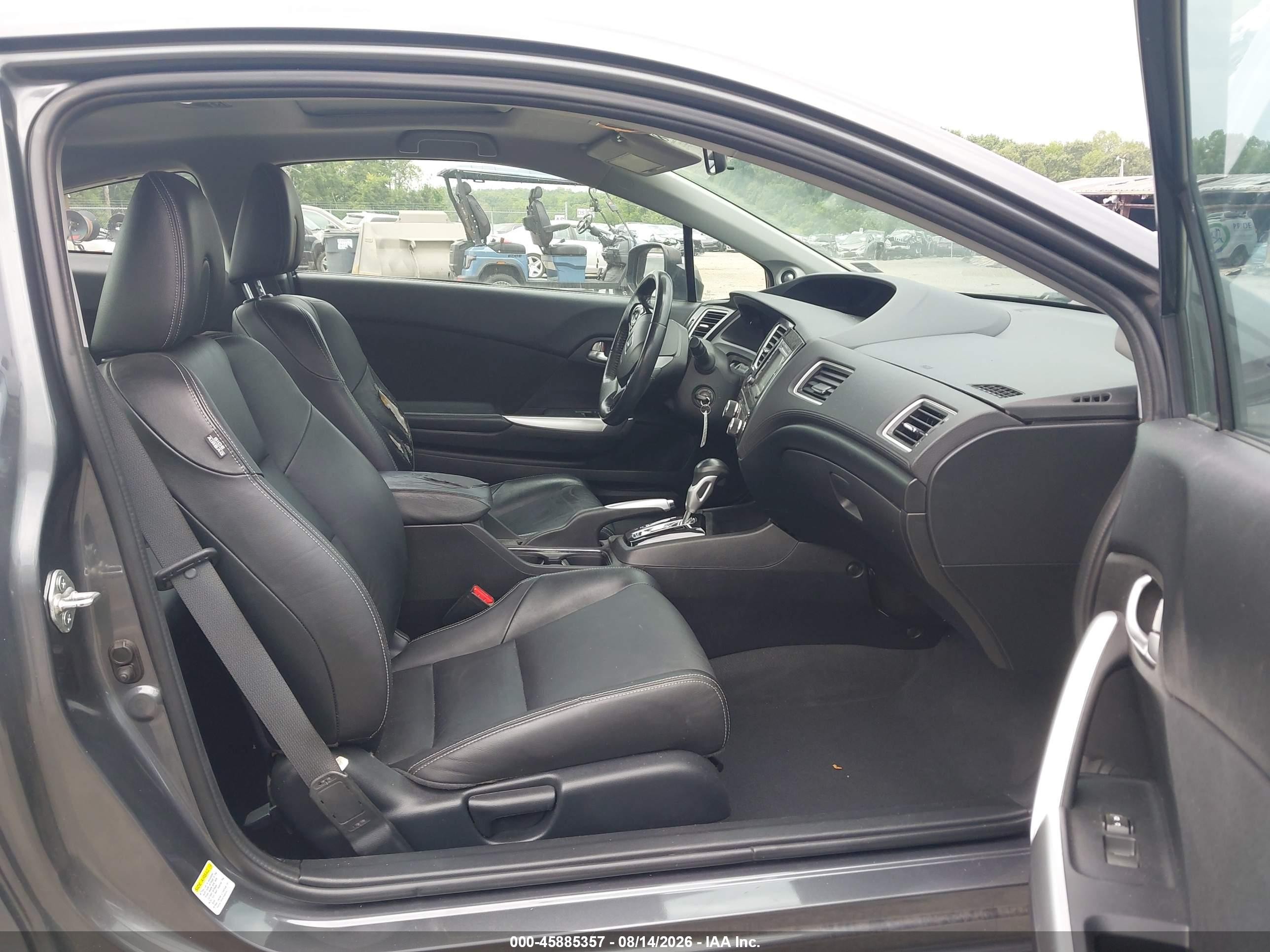 2013 Honda Civic Ex-l Gray vin: 2HGFG3B09DH519152