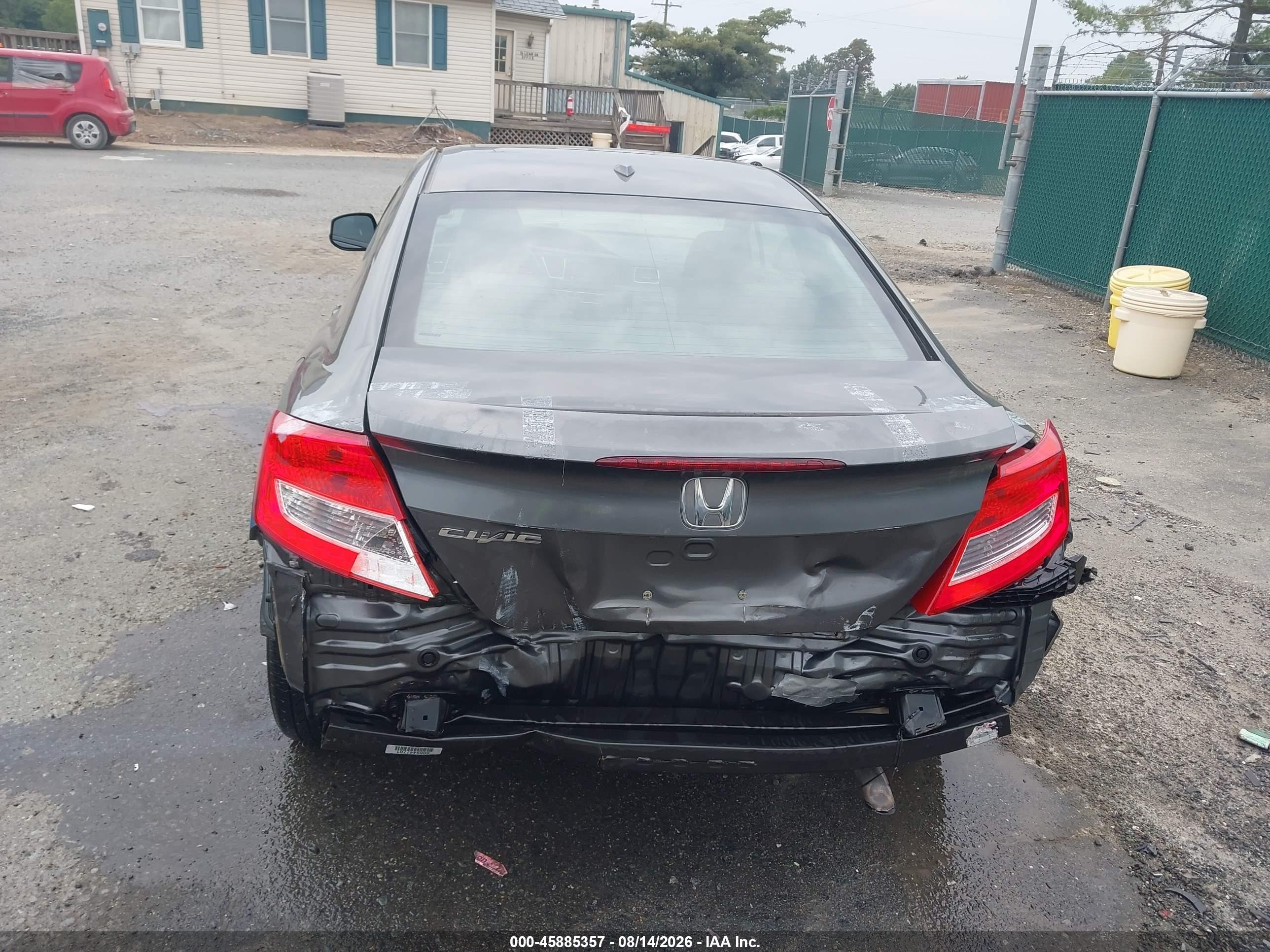 2013 Honda Civic Ex-l Gray vin: 2HGFG3B09DH519152
