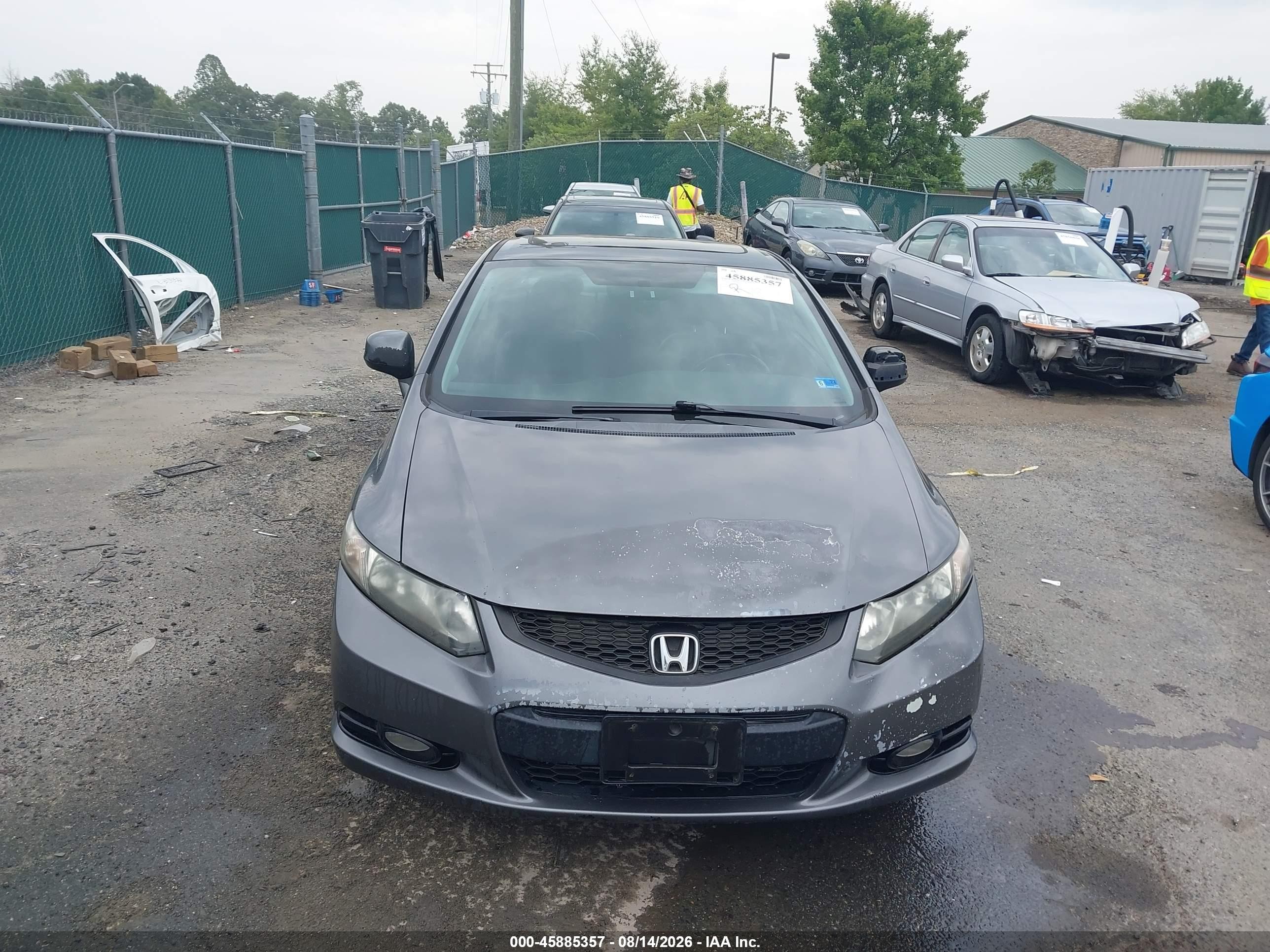 2013 Honda Civic Ex-l Gray vin: 2HGFG3B09DH519152