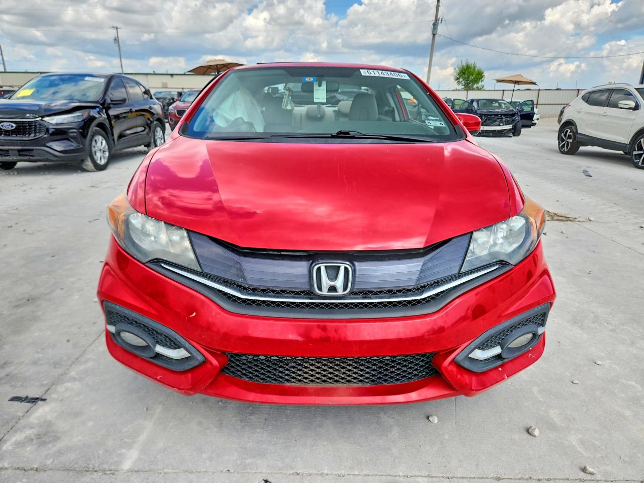 2015 Honda Civic Exl Red vin: 2HGFG3B09FH504704