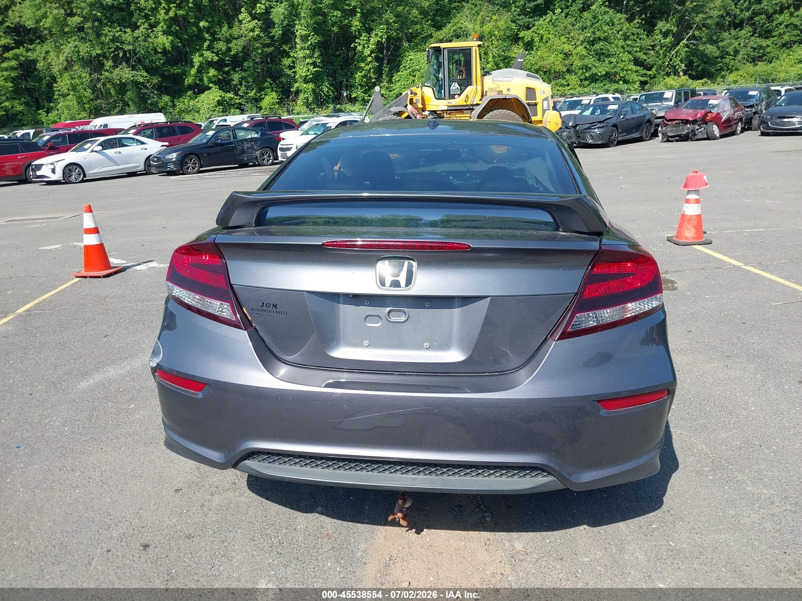 2015 Honda Civic Ex-l Gray vin: 2HGFG3B09FH509370