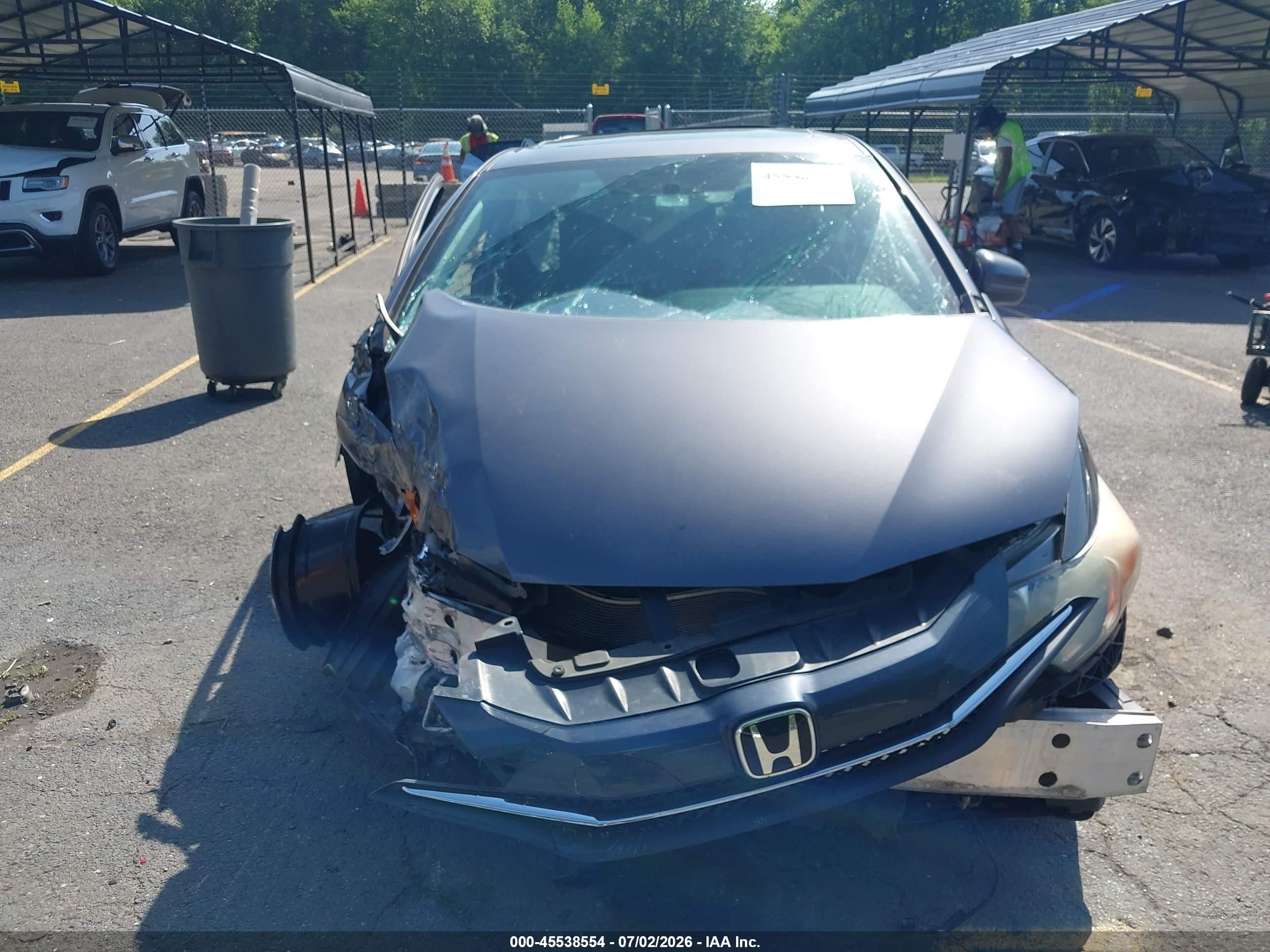 2015 Honda Civic Ex-l Gray vin: 2HGFG3B09FH509370