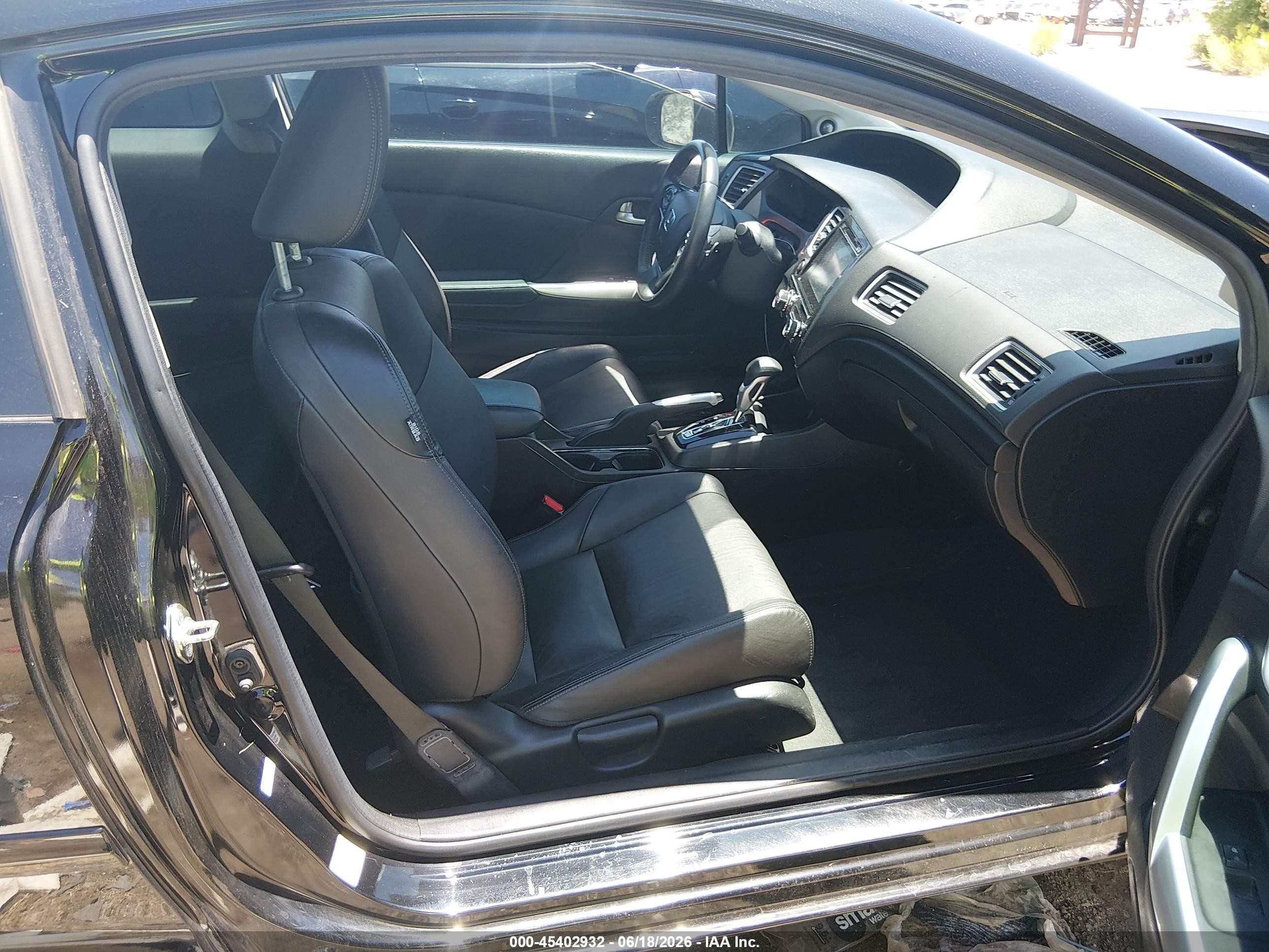 2015 Honda Civic Ex-l Black vin: 2HGFG3B09FH529702