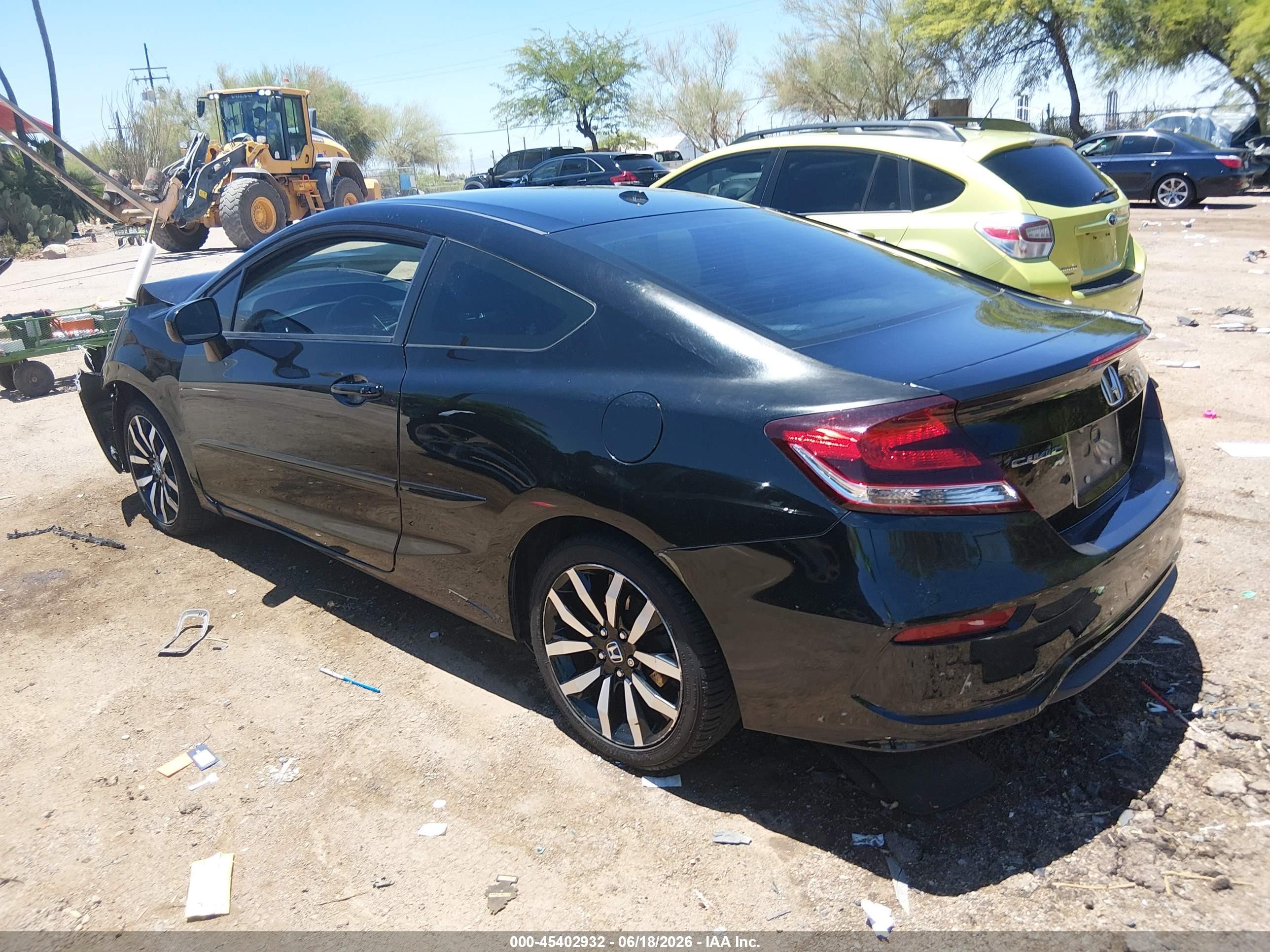 2015 Honda Civic Ex-l Black vin: 2HGFG3B09FH529702