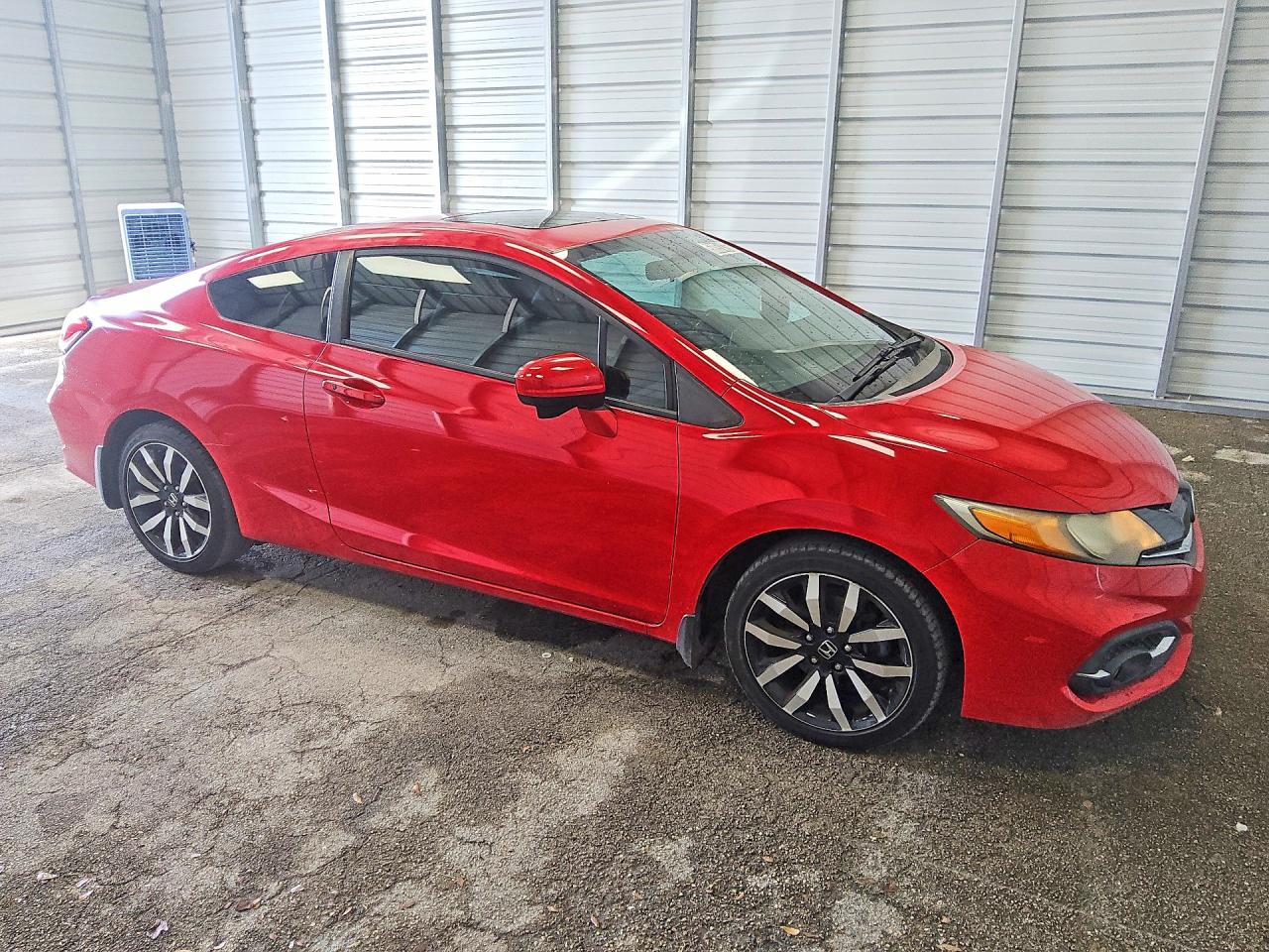 2015 Honda Civic Exl Красный vin: 2HGFG3B09FH531028