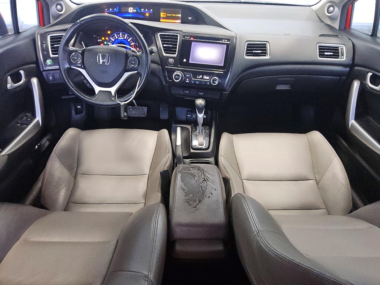 2015 Honda Civic Exl Красный vin: 2HGFG3B09FH531028