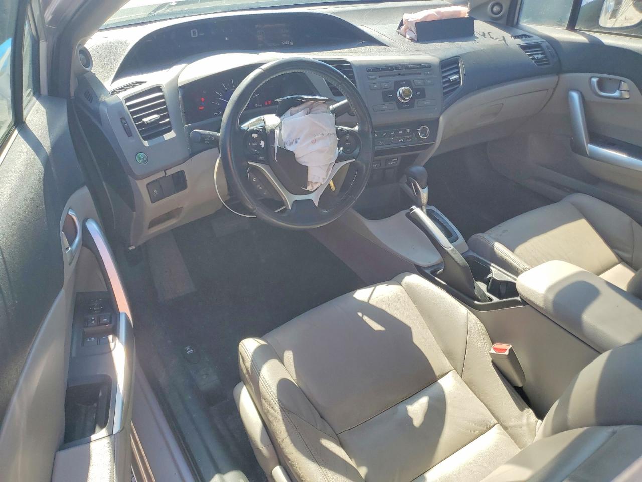 2012 Honda Civic Exl Silver vin: 2HGFG3B0XCH509146