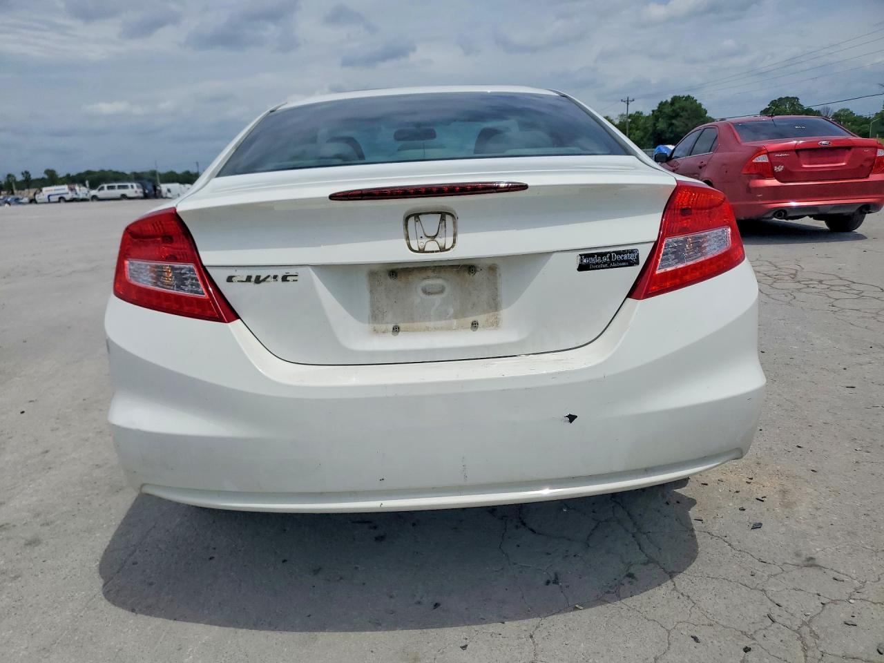 2012 Honda Civic Exl White vin: 2HGFG3B0XCH525072