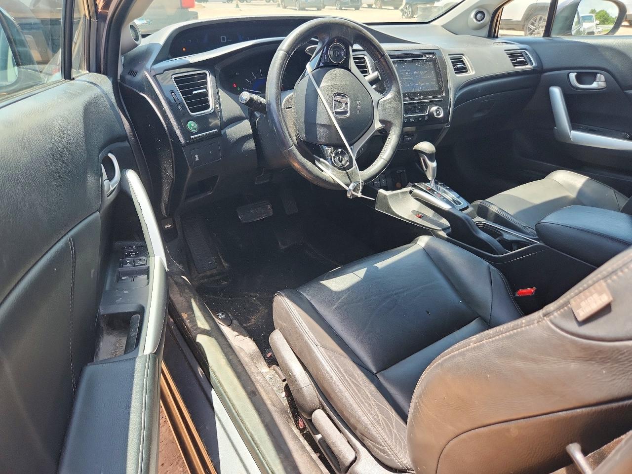 2015 Honda Civic Exl Gray vin: 2HGFG3B0XFH512813