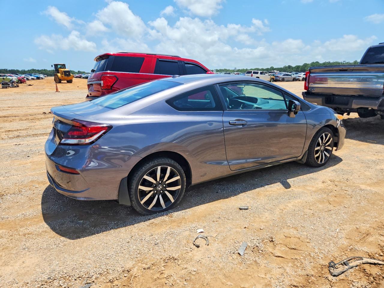 2015 Honda Civic Exl Gray vin: 2HGFG3B0XFH512813