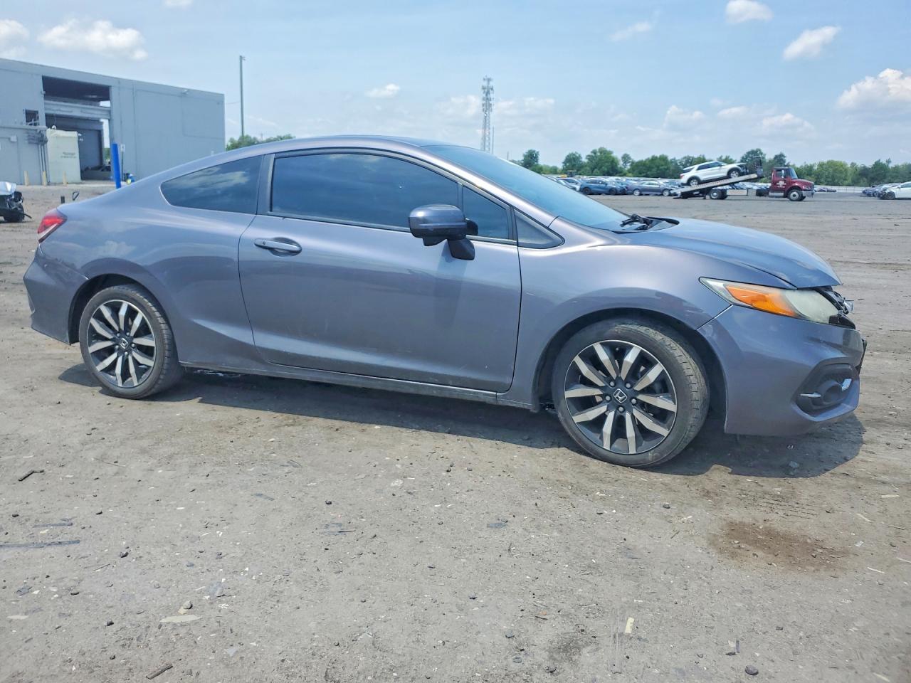 2015 Honda Civic Exl Gray vin: 2HGFG3B0XFH525299