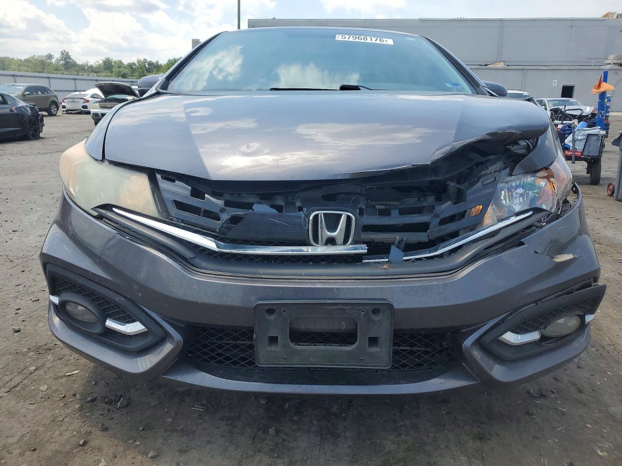 2015 Honda Civic Exl Gray vin: 2HGFG3B0XFH525299