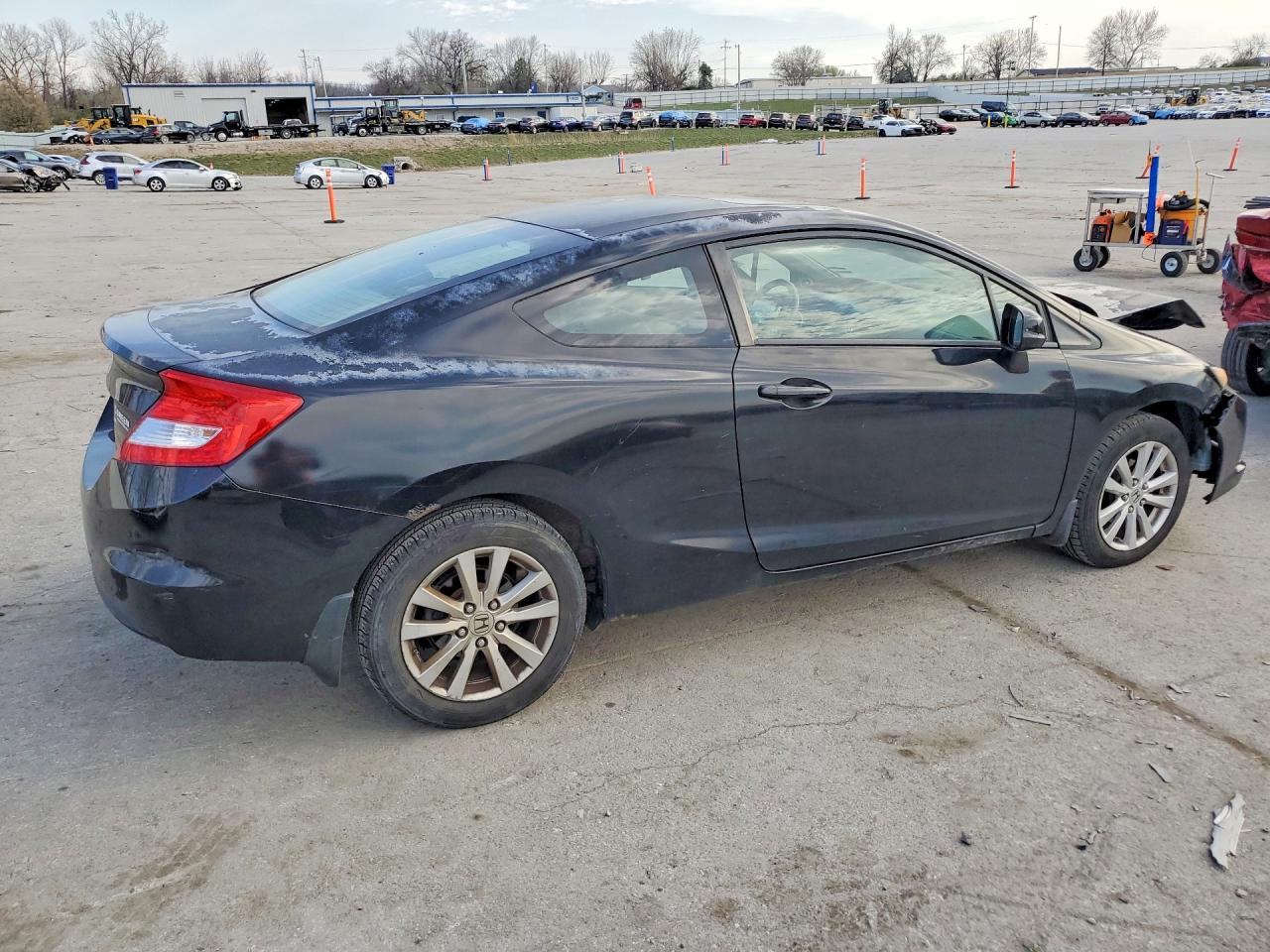 2012 Honda Civic Exl Black vin: 2HGFG3B11CH536258
