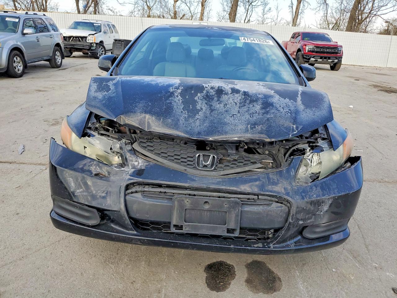 2012 Honda Civic Exl Black vin: 2HGFG3B11CH536258