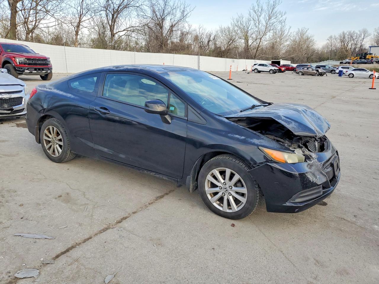 2012 Honda Civic Exl Black vin: 2HGFG3B11CH536258