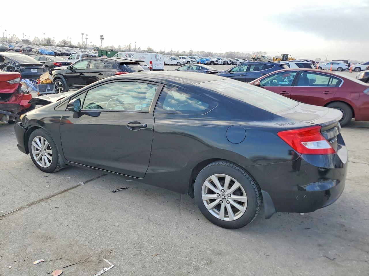 2012 Honda Civic Exl Black vin: 2HGFG3B11CH536258