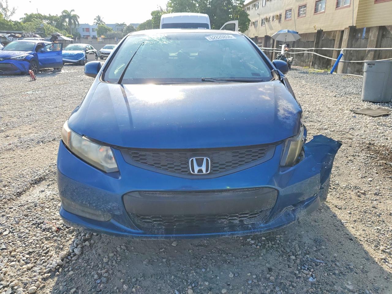 2012 Honda Civic Exl Blue vin: 2HGFG3B11CH536969
