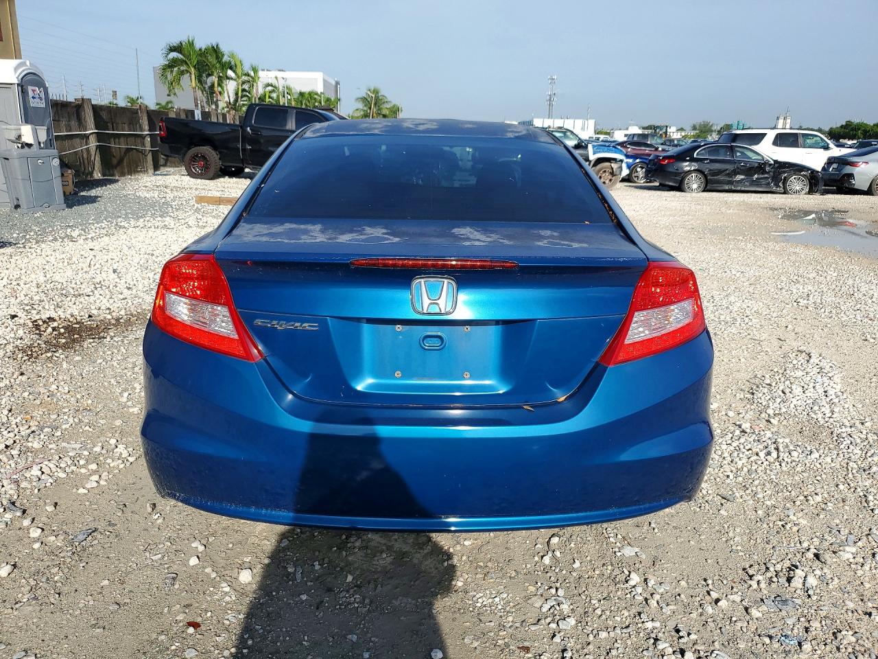 2012 Honda Civic Exl Blue vin: 2HGFG3B11CH536969