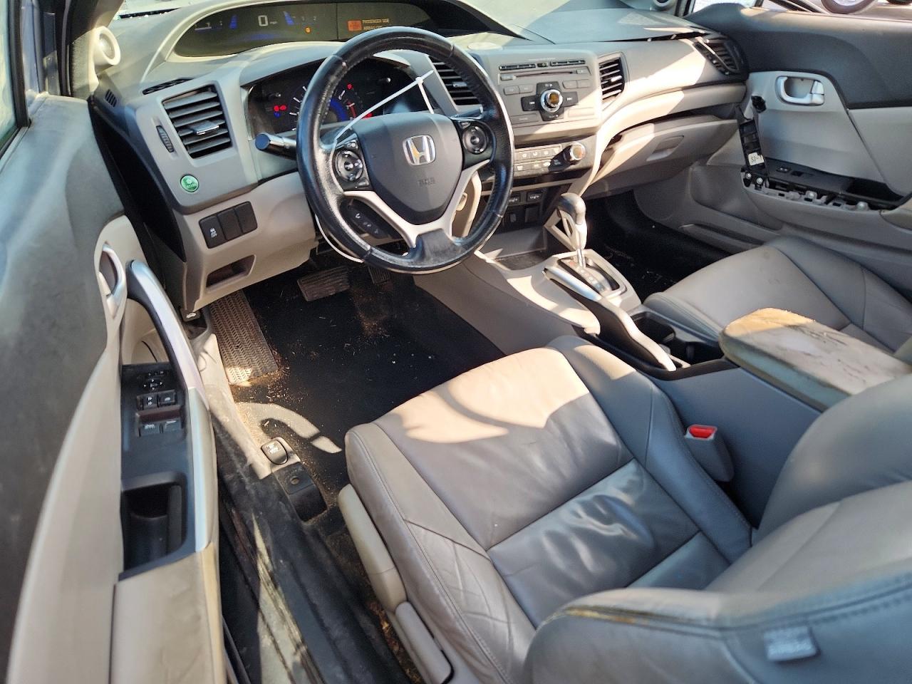2012 Honda Civic Exl Silver vin: 2HGFG3B11CH543517