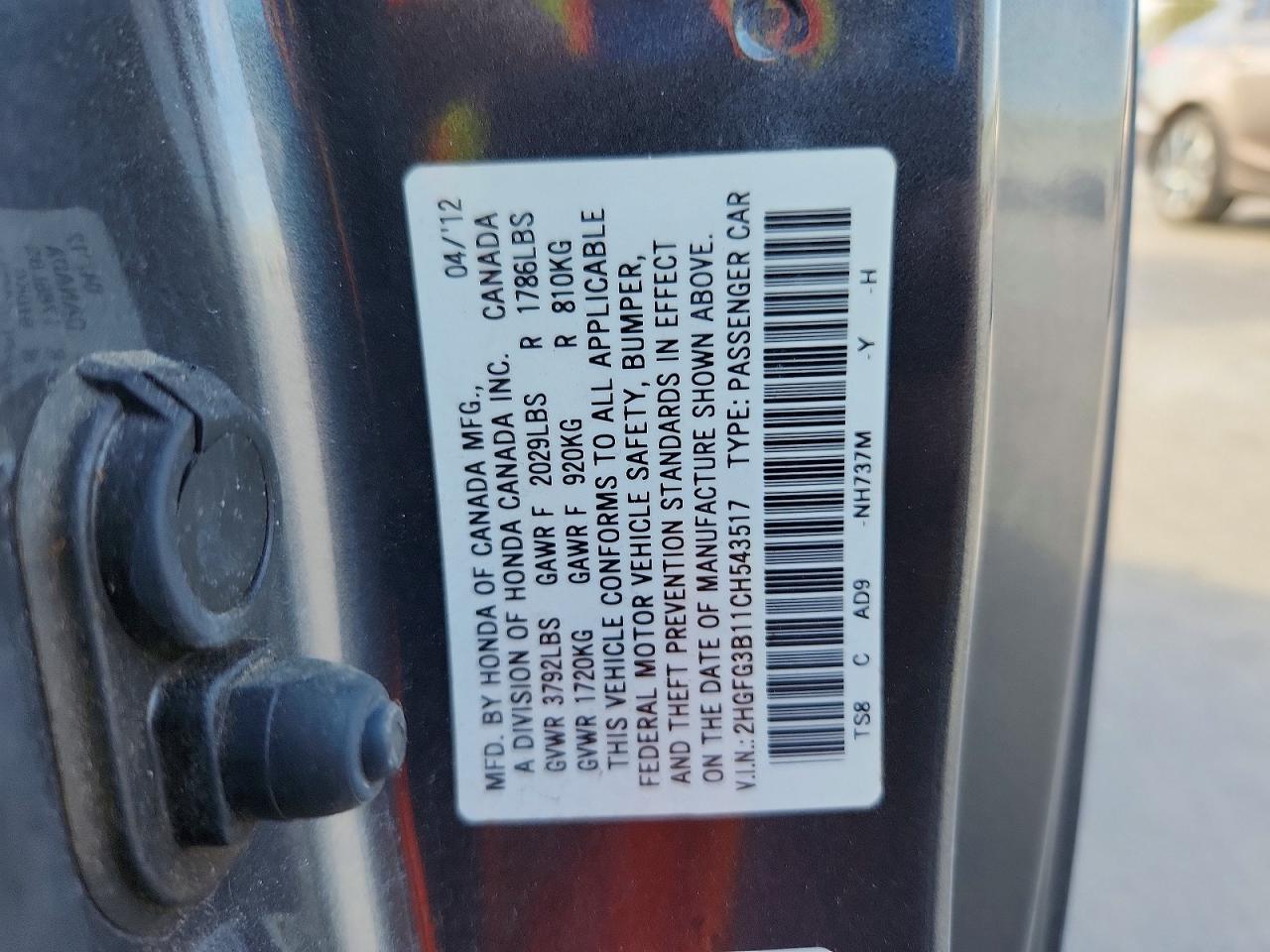 2012 Honda Civic Exl Silver vin: 2HGFG3B11CH543517