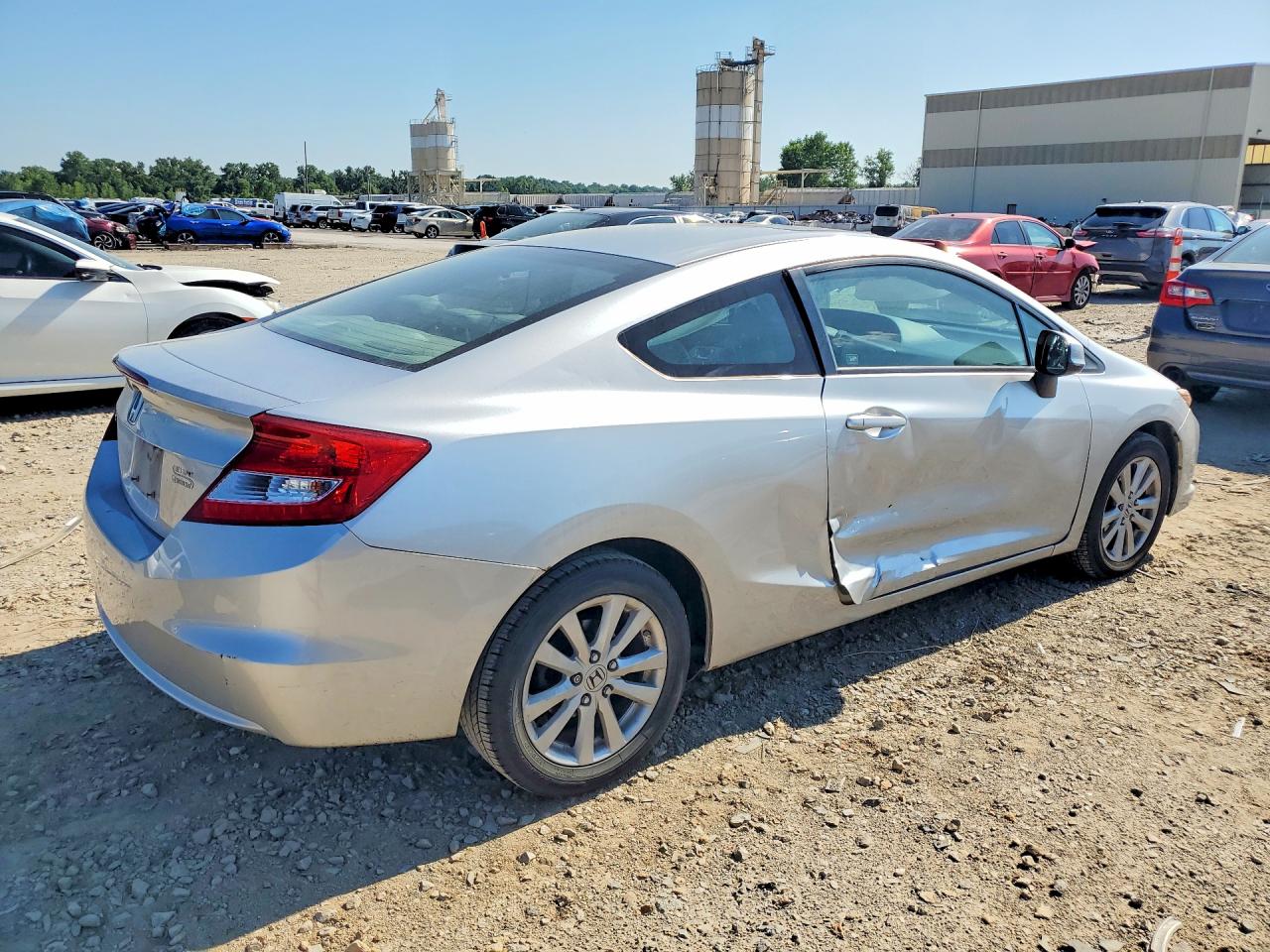 2012 Honda Civic Exl Silver vin: 2HGFG3B13CH515332