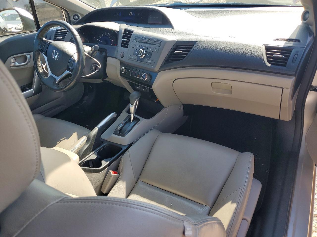 2012 Honda Civic Exl Silver vin: 2HGFG3B13CH515332