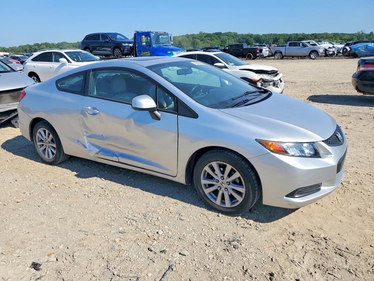2012 Honda Civic Exl Silver vin: 2HGFG3B13CH515332