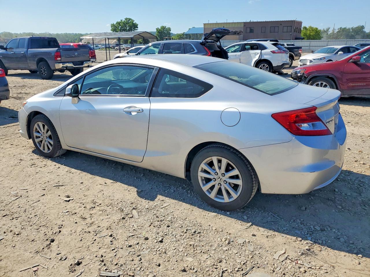 2012 Honda Civic Exl Silver vin: 2HGFG3B13CH515332