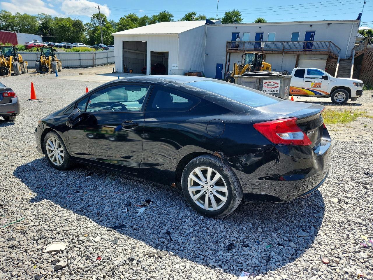 2012 Honda Civic Exl Черный vin: 2HGFG3B15CH518605