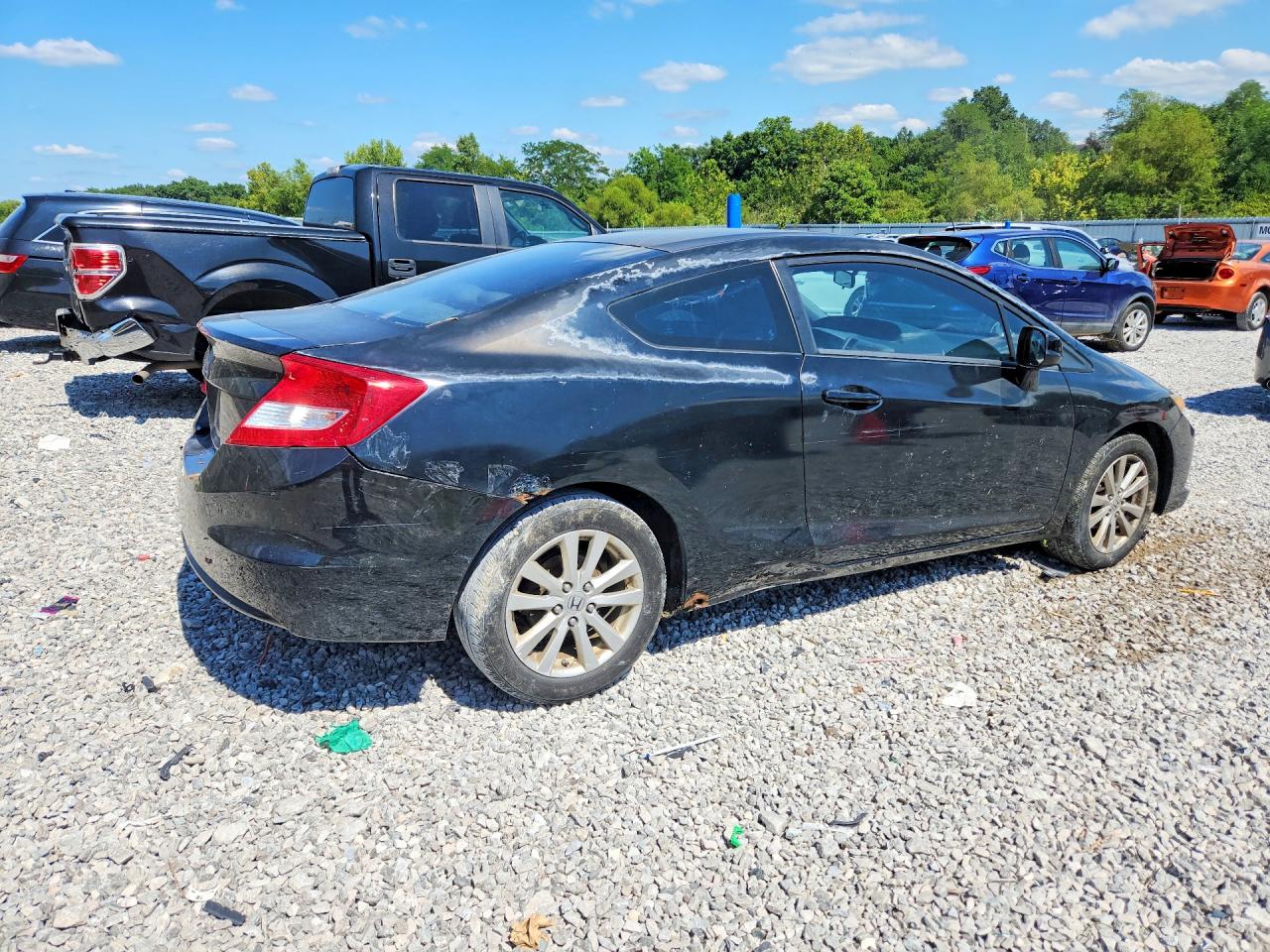 2012 Honda Civic Exl Черный vin: 2HGFG3B15CH518605