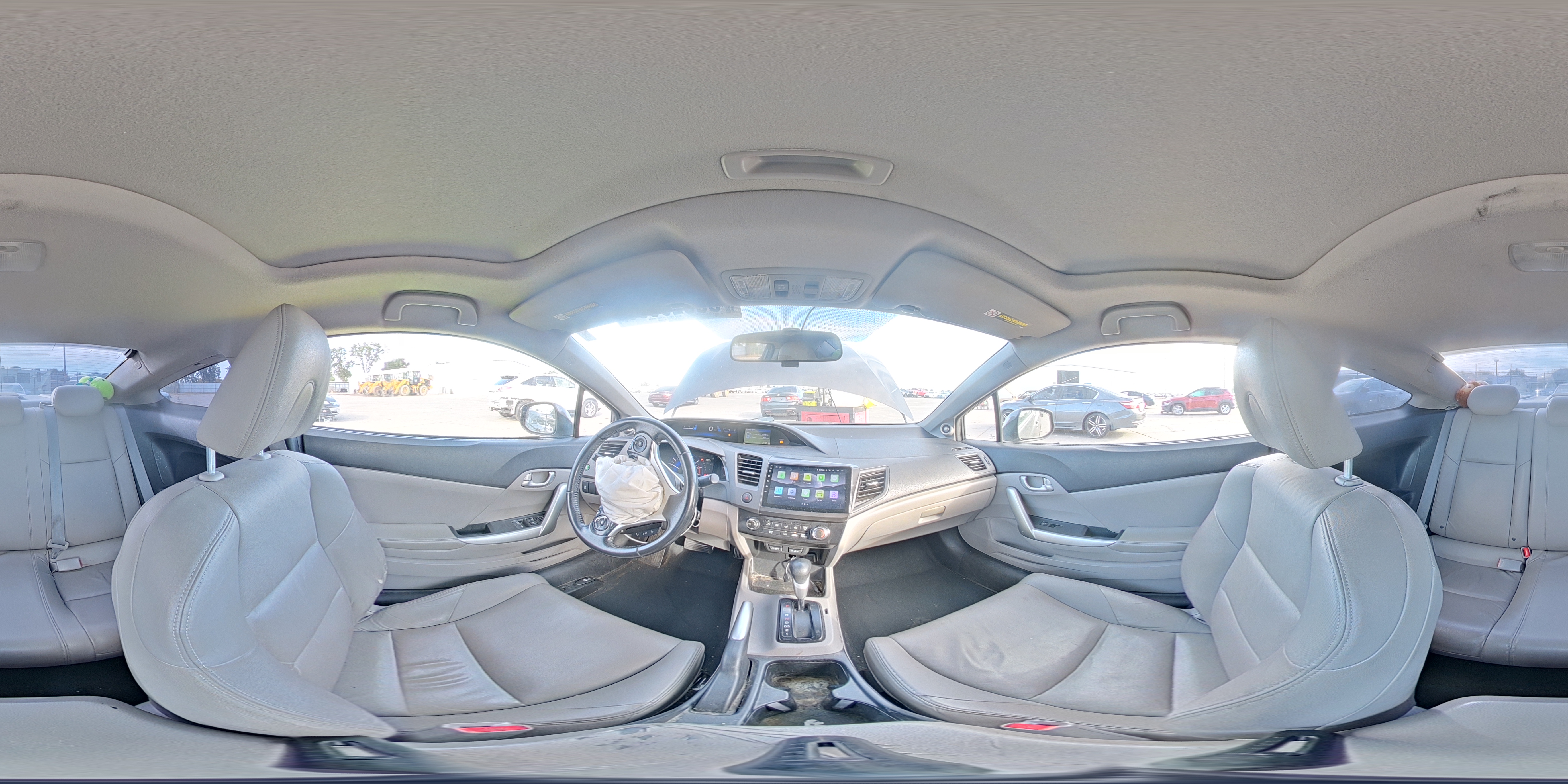 2012 Honda Civic Exl Gray vin: 2HGFG3B15CH534044