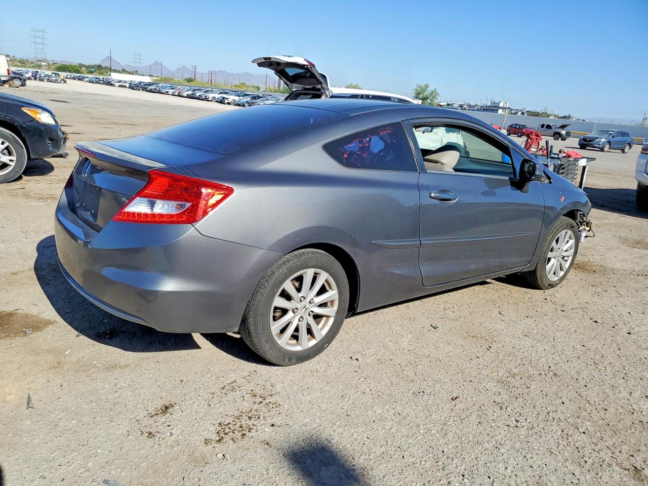2012 Honda Civic Exl Угольный vin: 2HGFG3B16CH545425