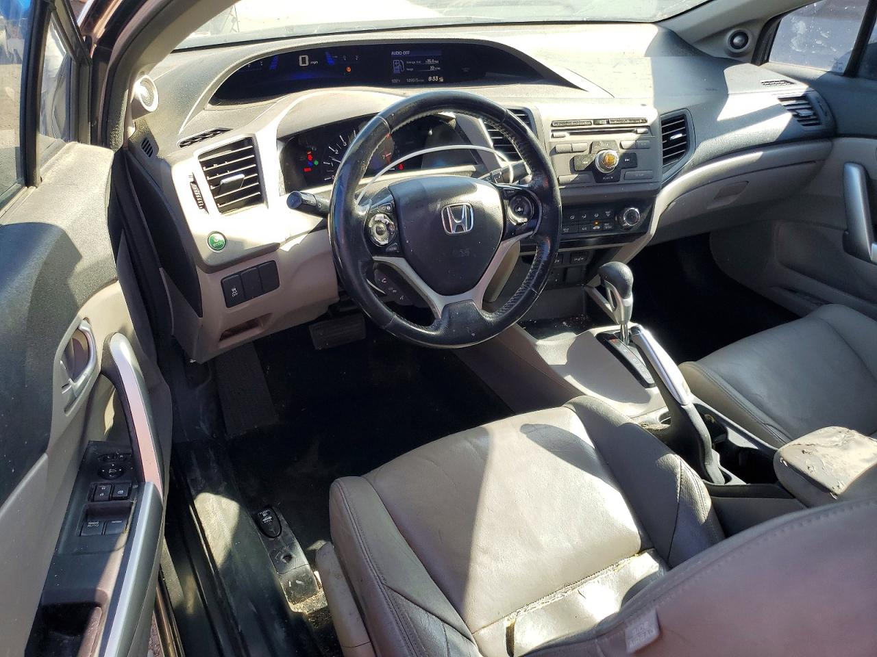 2012 Honda Civic Exl Угольный vin: 2HGFG3B16CH545425