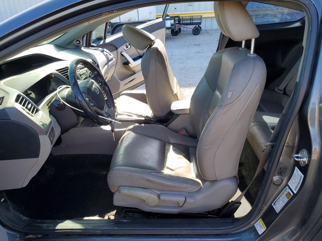 2012 Honda Civic Exl Угольный vin: 2HGFG3B16CH545425