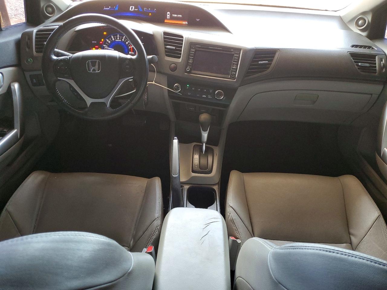 2012 Honda Civic Exl Gray vin: 2HGFG3B18CH522177